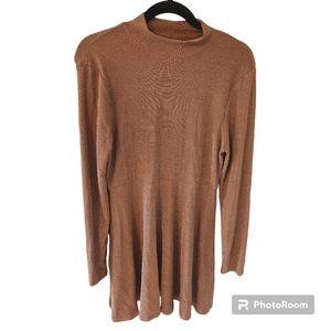 Wild fable pull over copper dress. Long Sleeve & stretchy. Size XL Can f…
